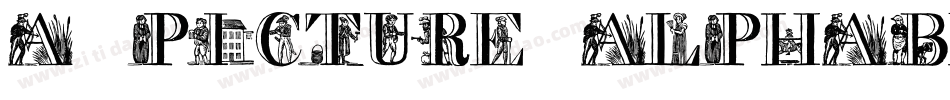 a picture alphabet字体转换